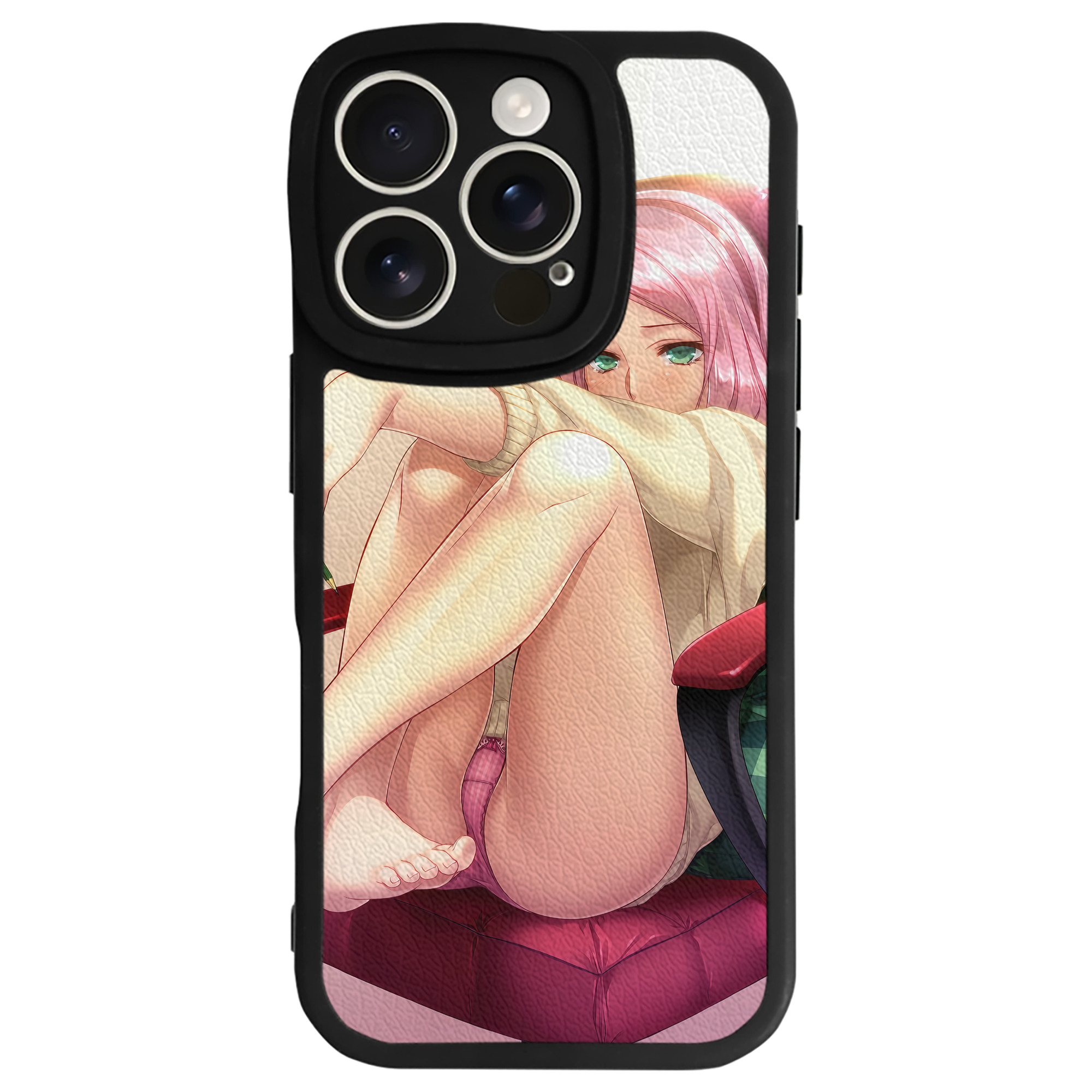 （画像用） NARUTO -ナルト- NARUTO -ナルト- 疾風伝 【iPhone 16シリーズ対応】シリコンスマホケース（レザー調） 材質：シリコン